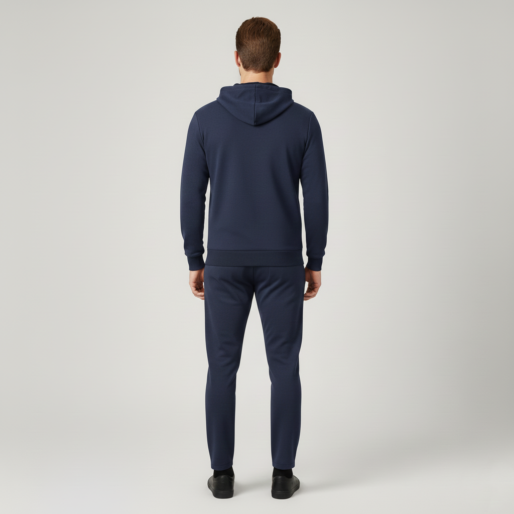 Men's sporty hooded sweater