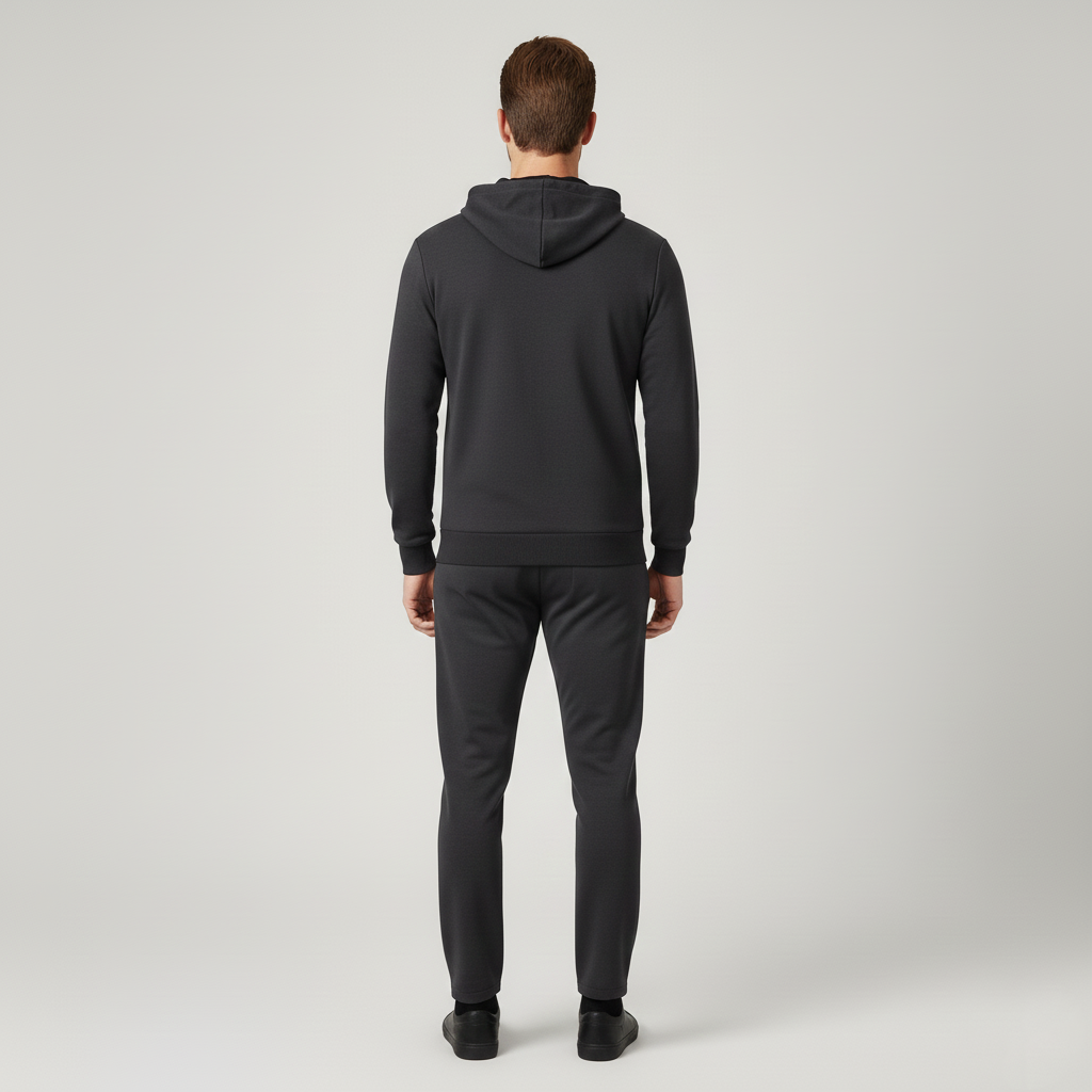 Men's sporty hooded sweater