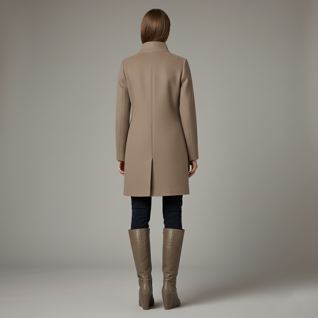 Women's high winter boots with wedge heel