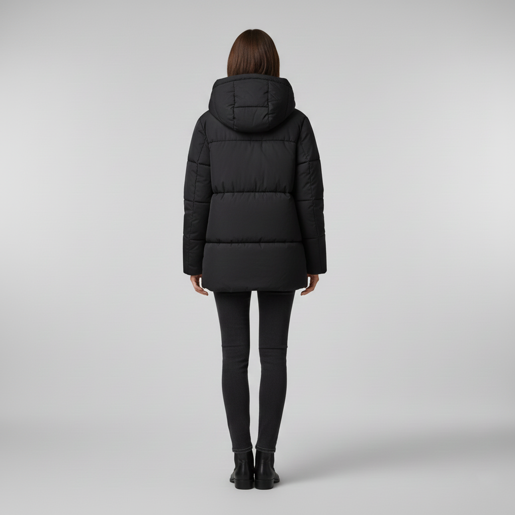 Women's puffer jacket for winter
