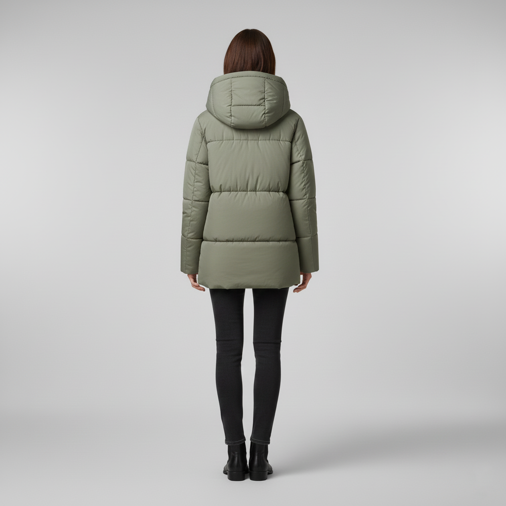 Women's puffer jacket for winter
