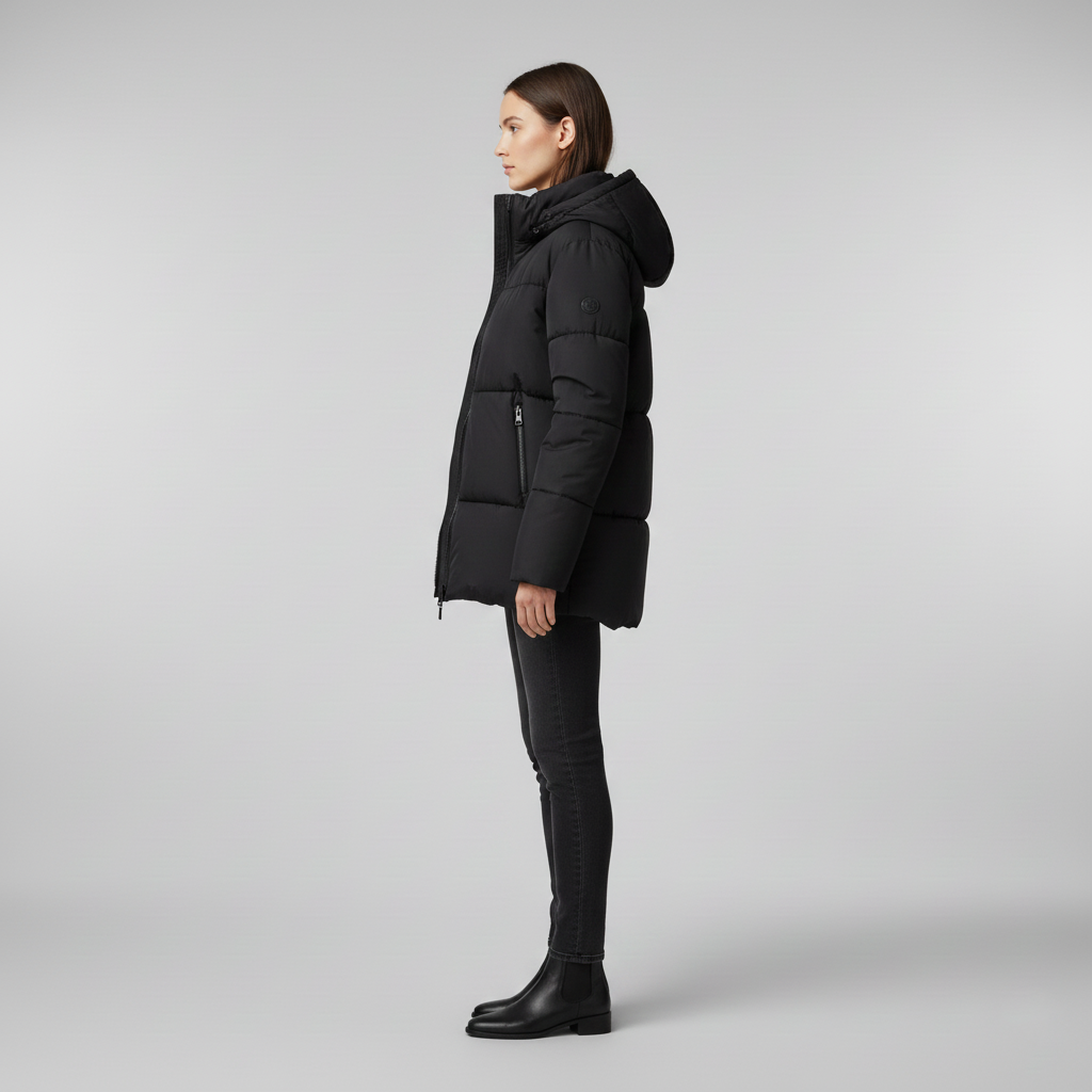 Women's puffer jacket for winter